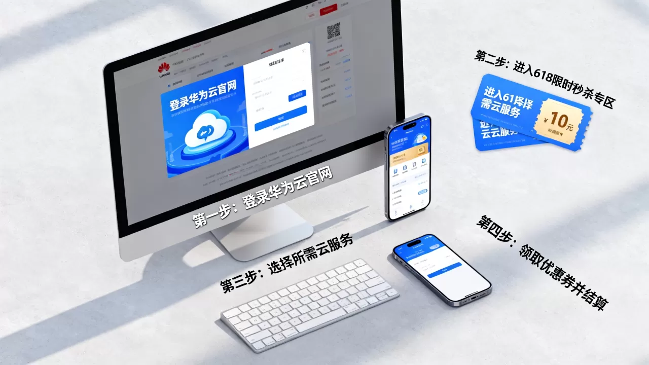 华为云618限时秒杀怎么买?华为云优惠购买流程 华为云618限时秒杀怎么买?华为云优惠购买流程