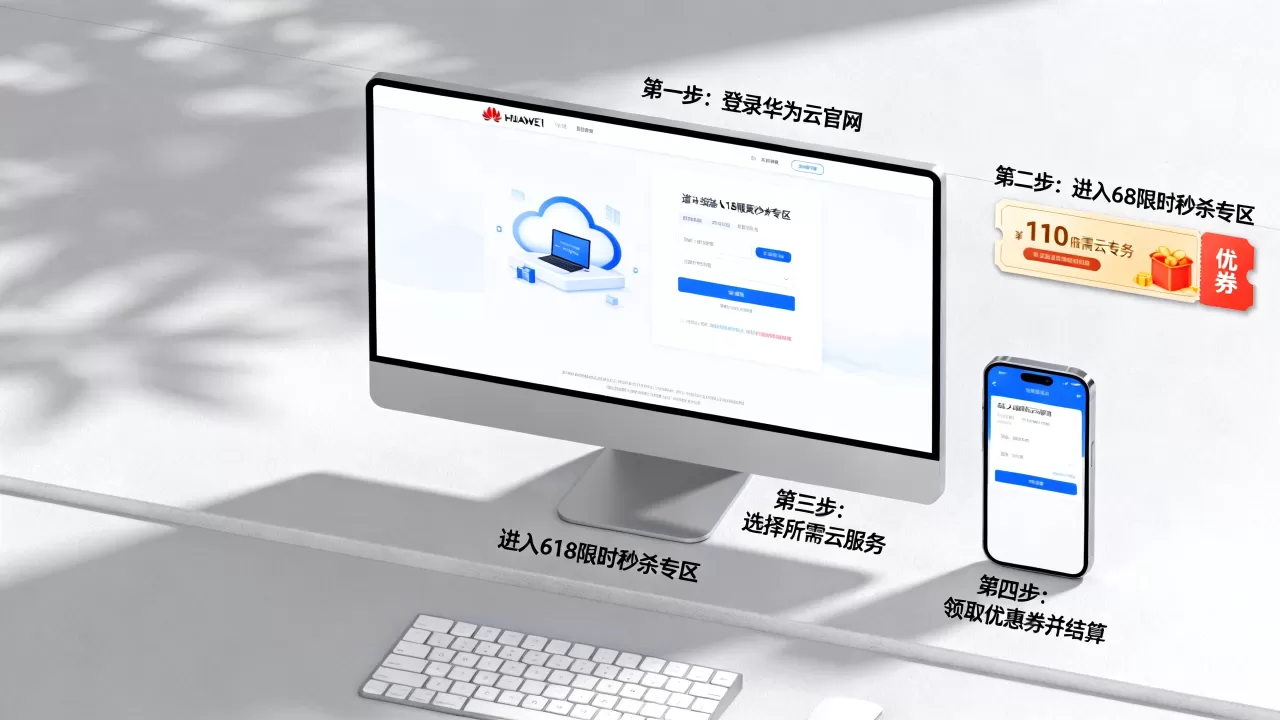 华为云618限时秒杀怎么买?华为云优惠购买流程 华为云618限时秒杀怎么买?华为云优惠购买流程
