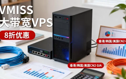 VMISS大带宽VPS恢复8折值得买吗？香港韩国美国CN2 GIA优惠