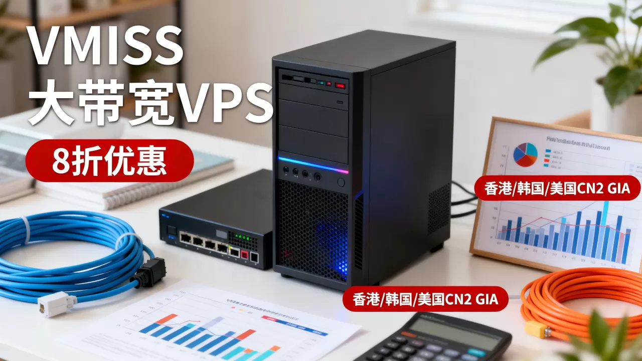 VMISS大带宽VPS恢复8折值得买吗?香港韩国美国CN2 GIA优惠 VMISS大带宽VPS恢复8折值得买吗?香港韩国美国CN2 GIA优惠