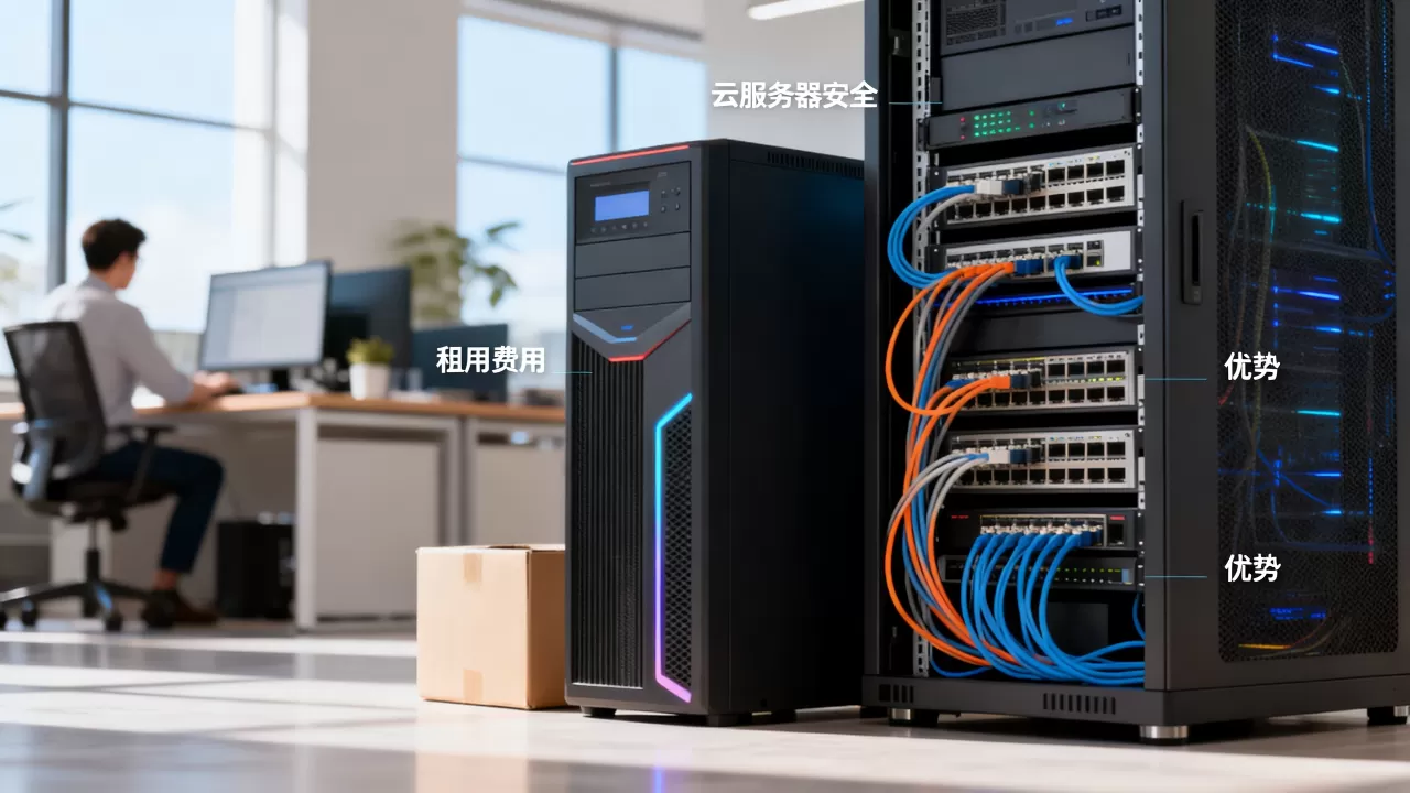 公司租用云服务器安全吗，云服务器租用费用及优势