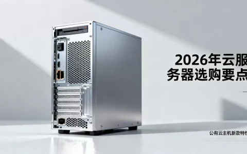 公有云主机新款怎么选？2026年云服务器选购指南