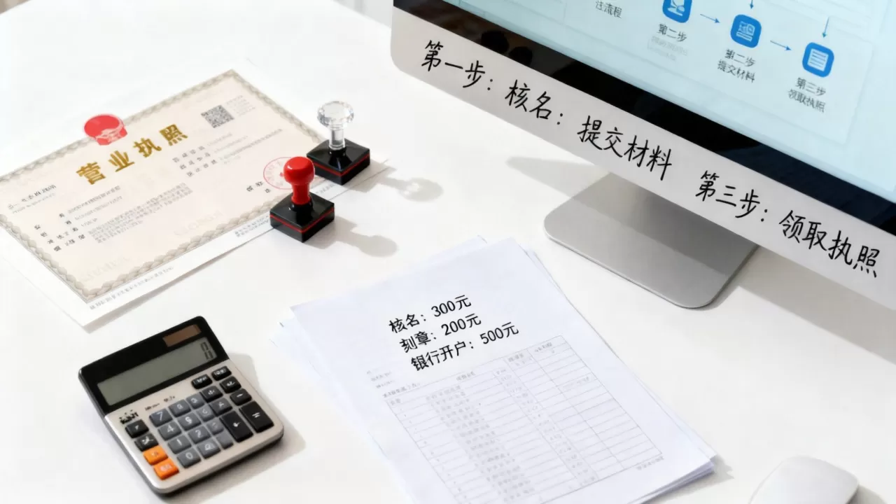 注册公司到底要花多少钱？公司注册费用明细及流程