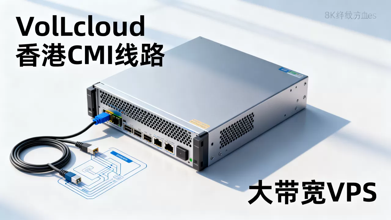 VoLLcloud香港CMI线路VPS好用吗？香港便宜大带宽VPS推荐
