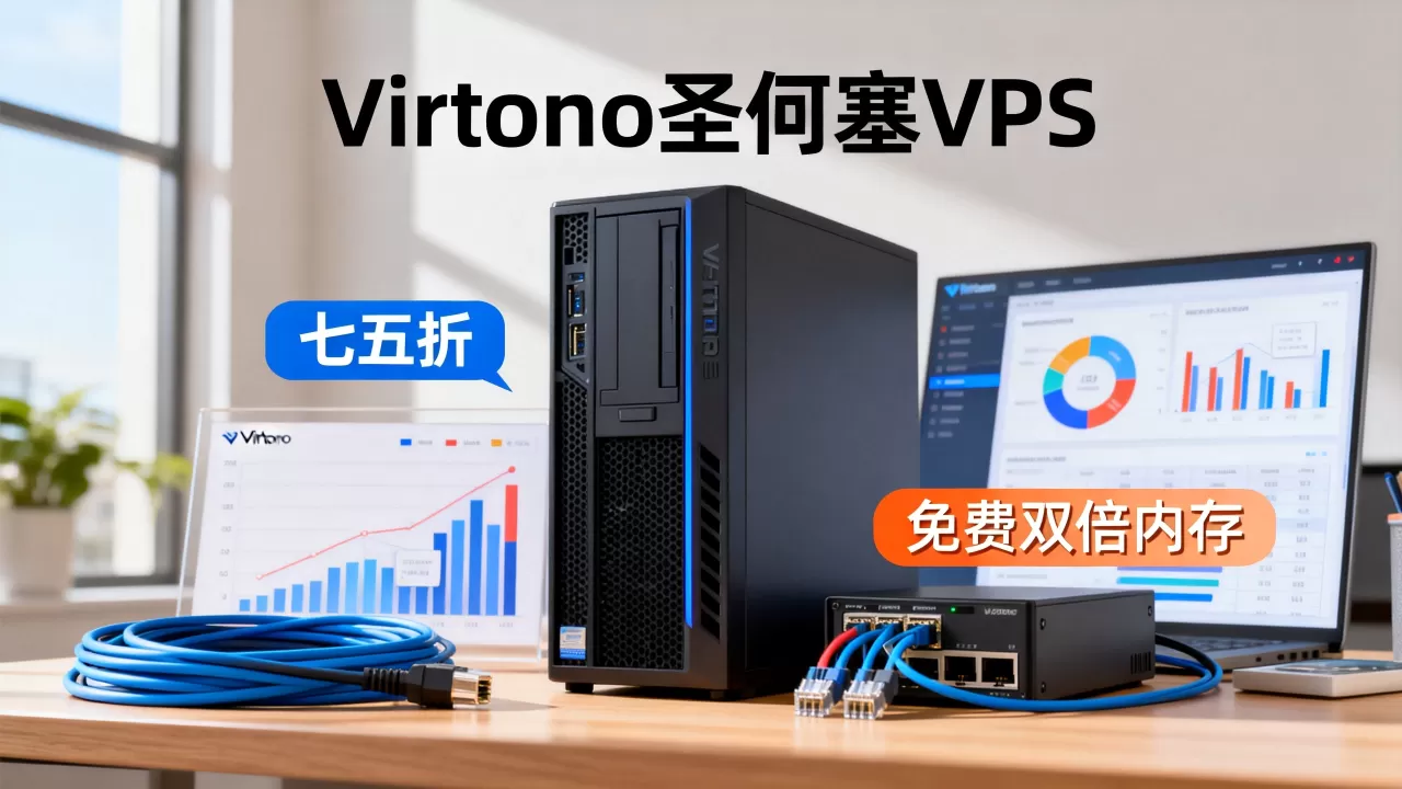Virtono圣何塞VPS七五折免费双倍内存值得入手吗?圣何塞VPS性价比高吗 Virtono圣何塞VPS七五折免费双倍内存值得入手吗?圣何塞VPS性价比高吗