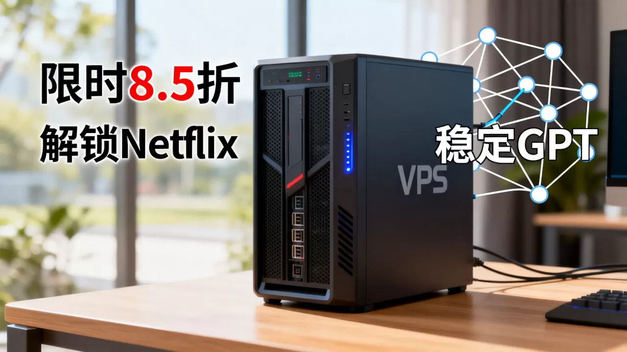 TotHost越南VPS限时8.5折值得买吗，解锁Netflix和GPT稳定吗