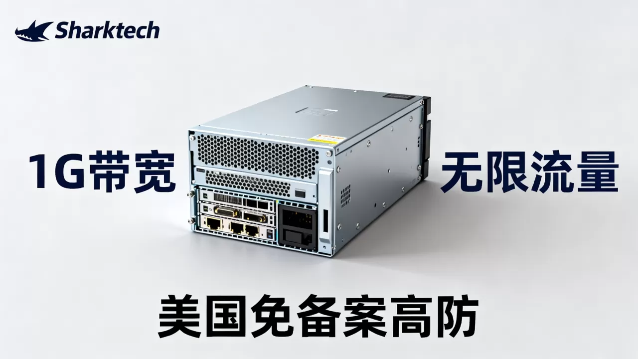 Sharktech服务器1G带宽无限流量好用吗?美国免备案高防服务器推荐 Sharktech服务器1G带宽无限流量好用吗?美国免备案高防服务器推荐