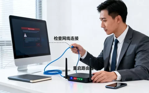 公司电脑连不上网怎么办？网络突然断网快速恢复方法