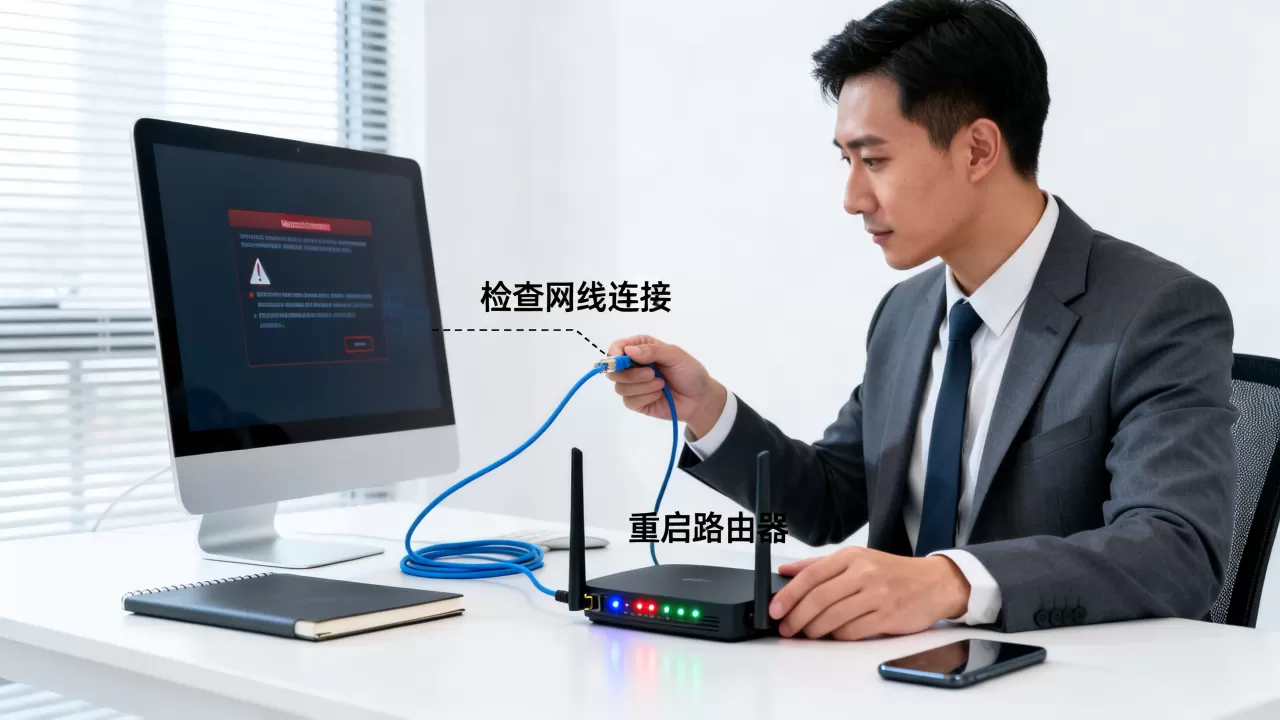 公司电脑连不上网怎么办?网络突然断网快速恢复方法 公司电脑连不上网怎么办?网络突然断网快速恢复方法