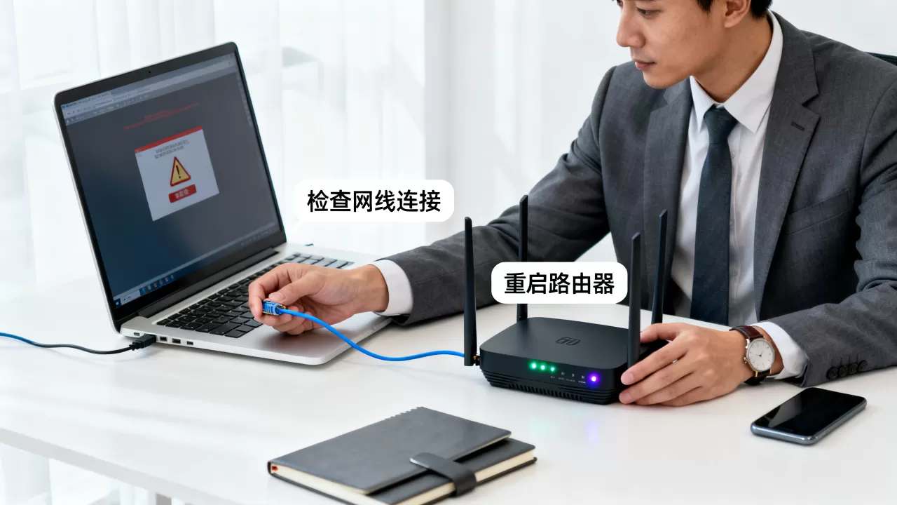公司电脑连不上网怎么办?网络突然断网快速恢复方法 公司电脑连不上网怎么办?网络突然断网快速恢复方法