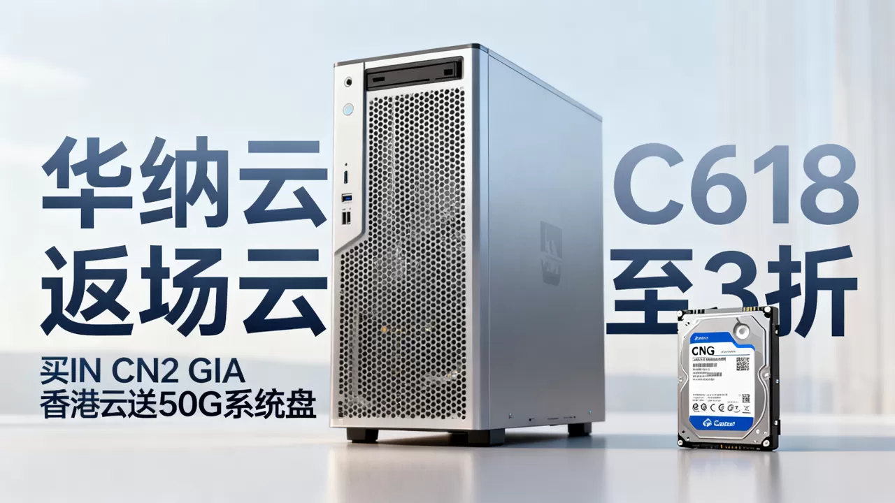 华纳云618返场云机低至3折,买CN2 GIA香港云送50G系统盘 华纳云618返场云机低至3折,买CN2 GIA香港云送50G系统盘