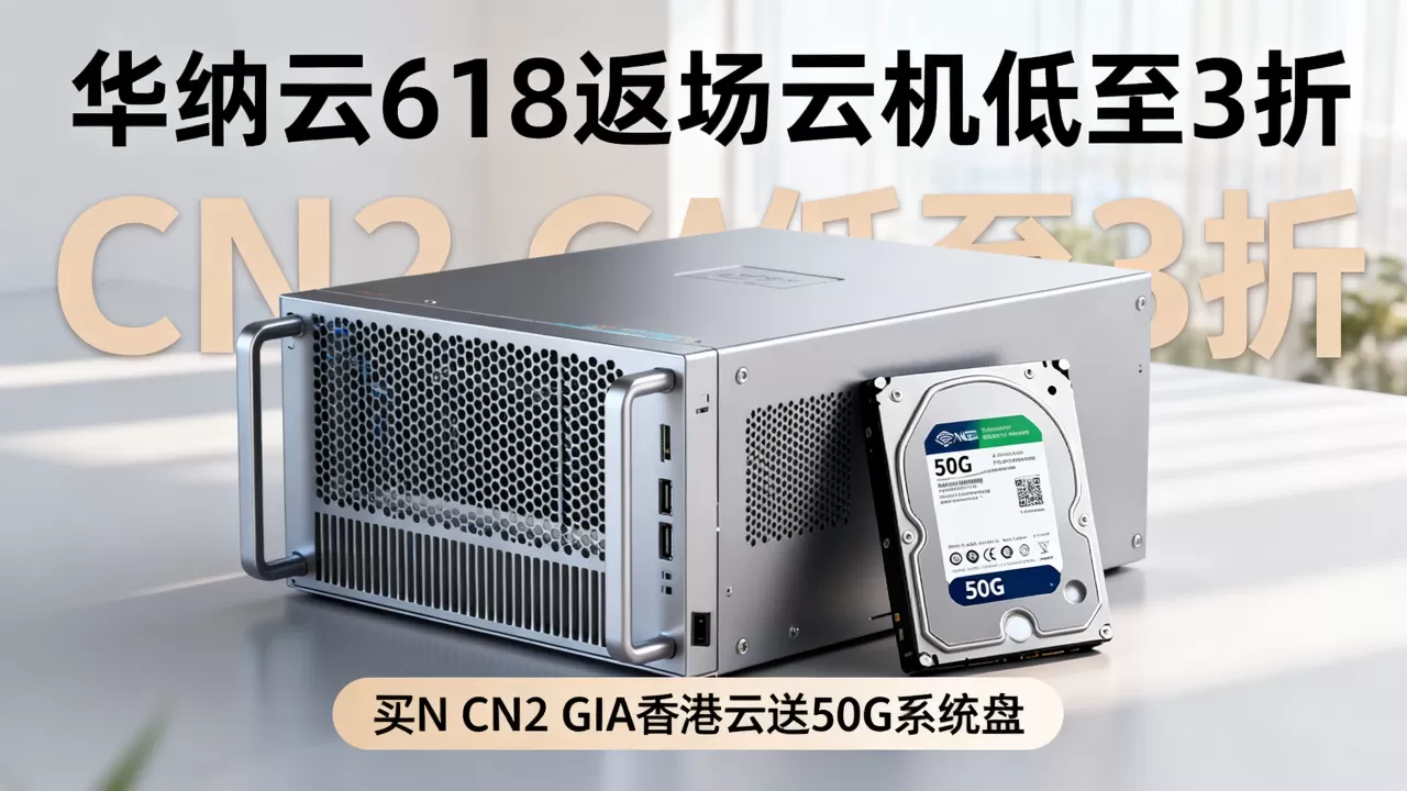 华纳云618返场云机低至3折,买CN2 GIA香港云送50G系统盘 华纳云618返场云机低至3折,买CN2 GIA香港云送50G系统盘