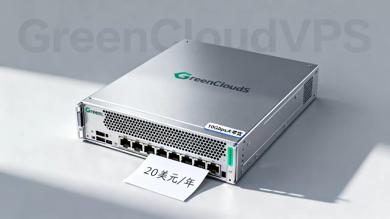 GreenCloudVPS绿云10Gbps大带宽VPS值得入手吗，20美元一年买哪个机房好