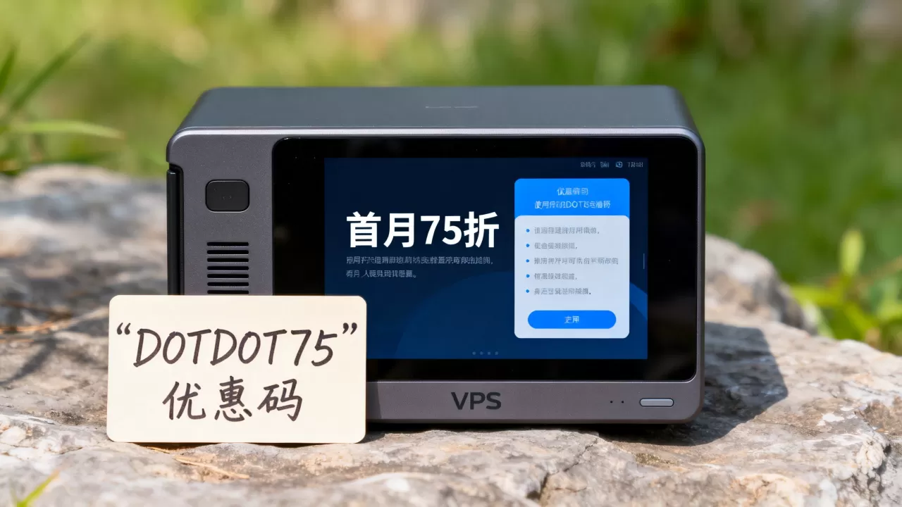 Dotdotnetwork洛杉矶CN2 GIA VPS首月75折怎么用？美国VPS优惠码领取