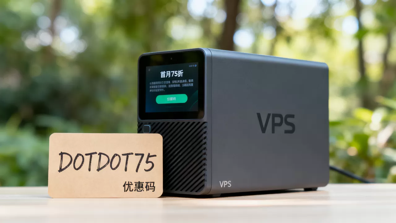 Dotdotnetwork洛杉矶CN2 GIA VPS首月75折怎么用？美国VPS优惠码领取