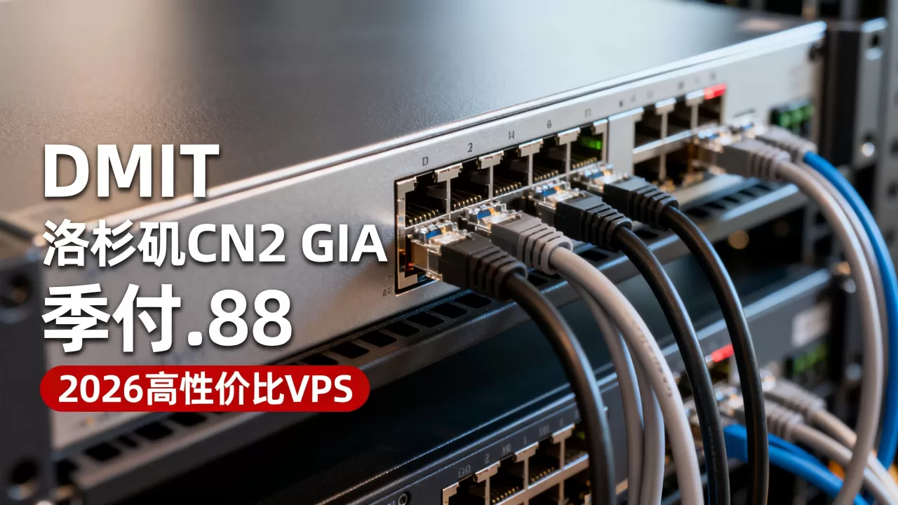 DMIT洛杉矶CN2 GIA VPS季付.88好用吗？2026年高性价比VPS推荐