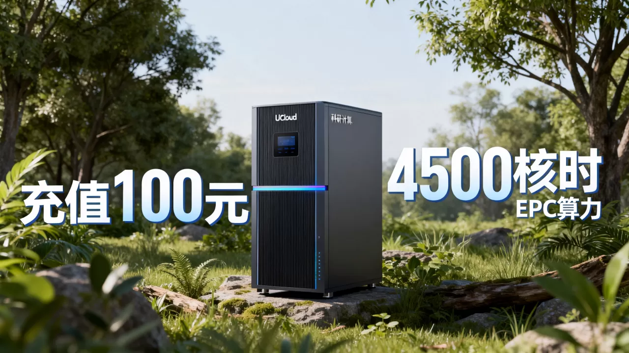 UCloud科研计算扶持计划充值100元得4500核时EPC算力真的划算吗 UCloud科研计算扶持计划充值100元得4500核时EPC算力真的划算吗