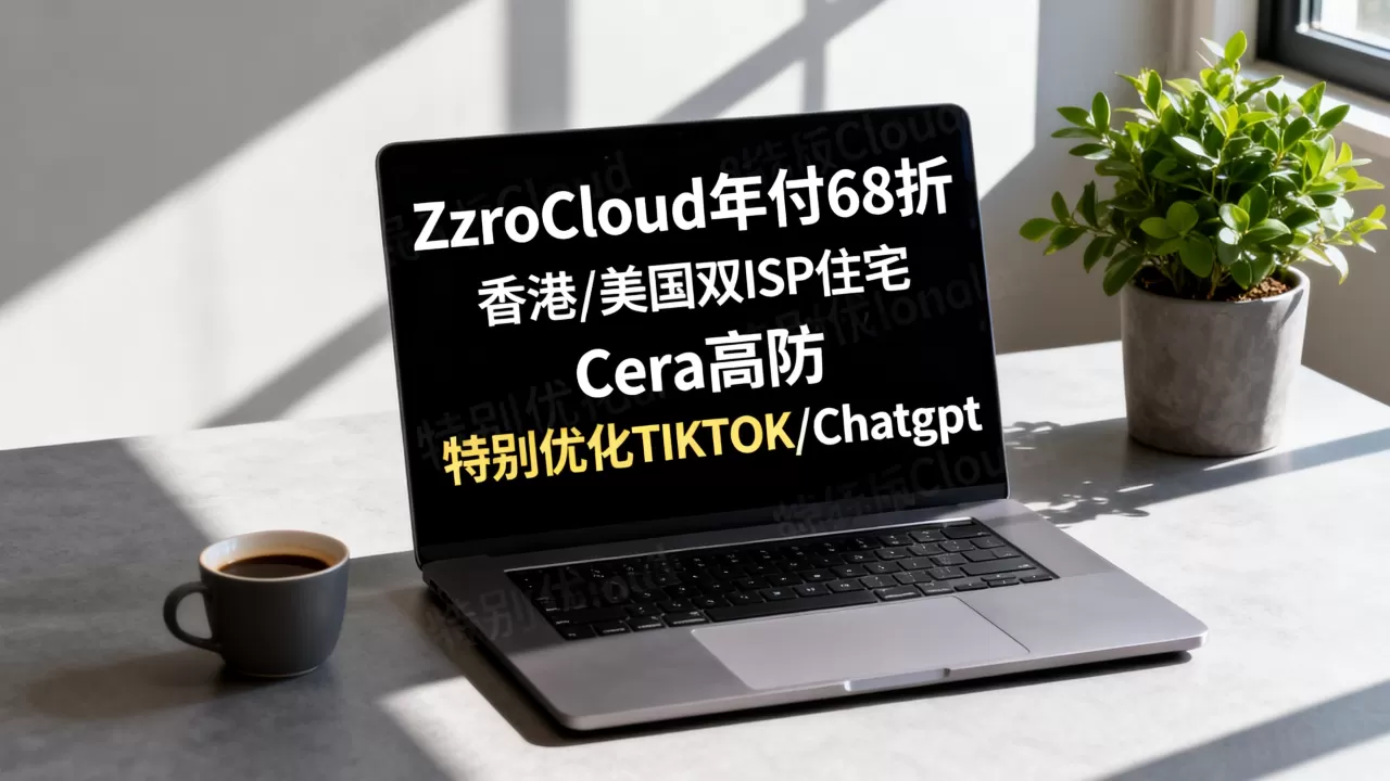 ZoroCloud年付68折,有香港/美国双ISP住宅/Cera高防,特别优化TIKTOK/Chatgpt ZoroCloud年付68折,有香港/美国双ISP住宅/Cera高防,特别优化TIKTOK/Chatgpt