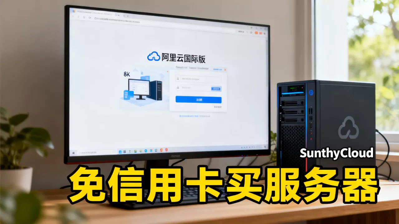 阿里云国际版账号如何注册？SunthyCloud免信用卡买服务器
