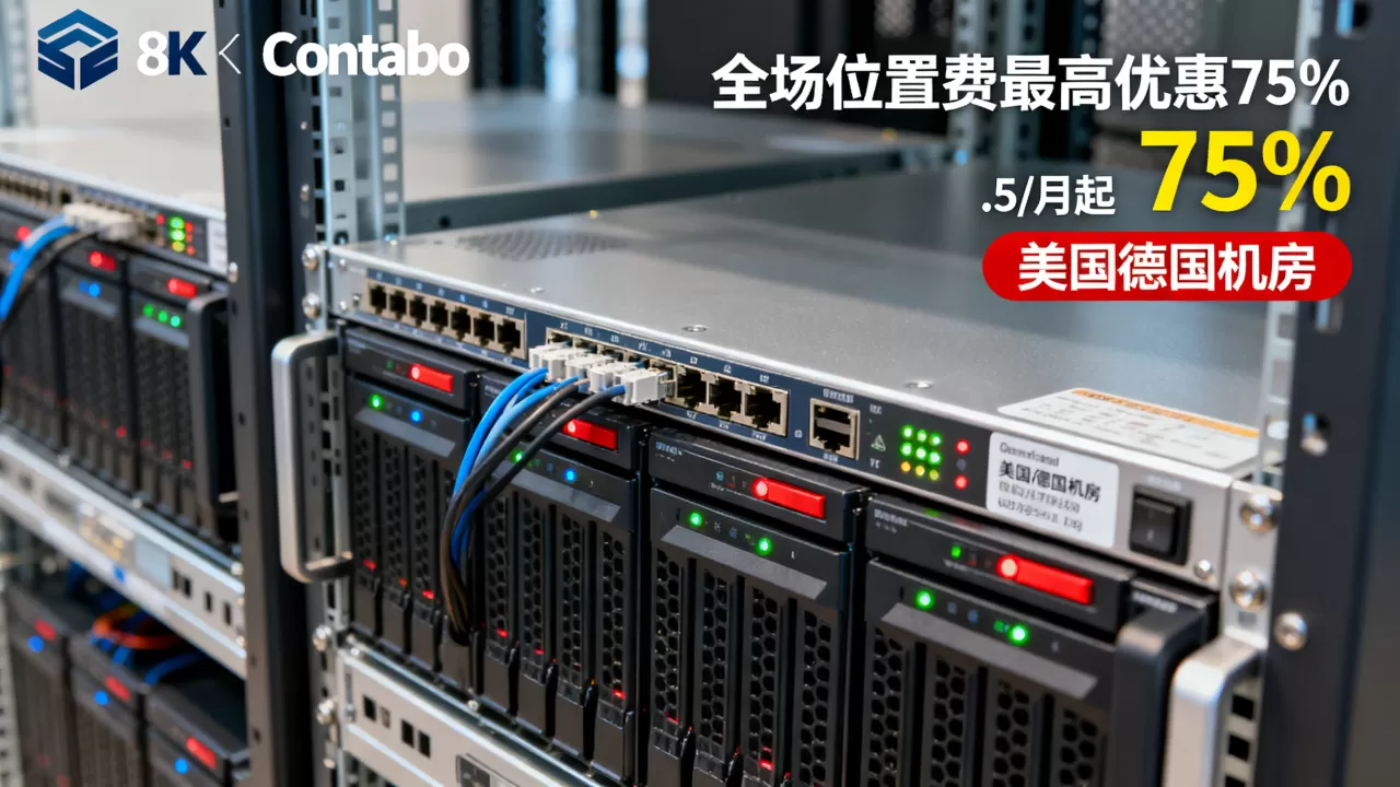 Contabo全场位置费最高优惠75%是真的吗,.5/月起美国德国机房怎么选 Contabo全场位置费最高优惠75%是真的吗,.5/月起美国德国机房怎么选