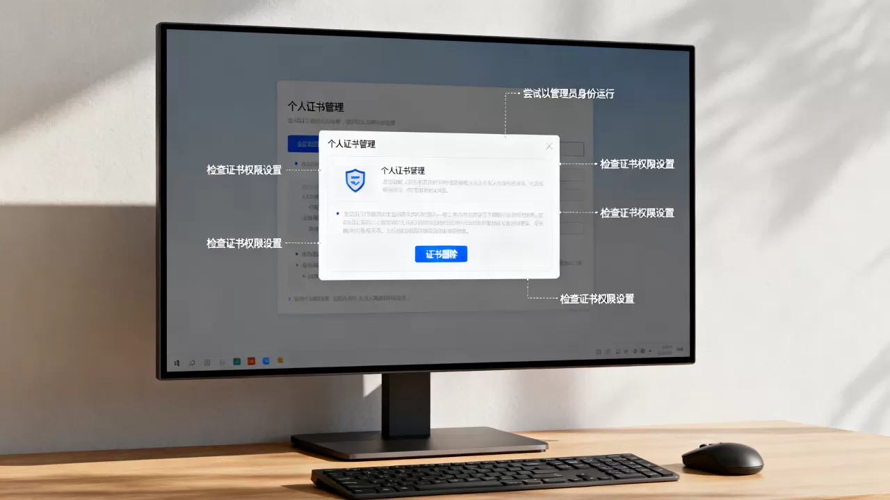 个人证书删不掉怎么办?电脑里个人证书无法删除怎么解决 个人证书删不掉怎么办?电脑里个人证书无法删除怎么解决