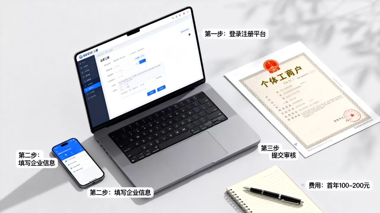 个体工商户域名怎么网上注册?个体户域名注册流程及费用 个体工商户域名怎么网上注册?个体户域名注册流程及费用