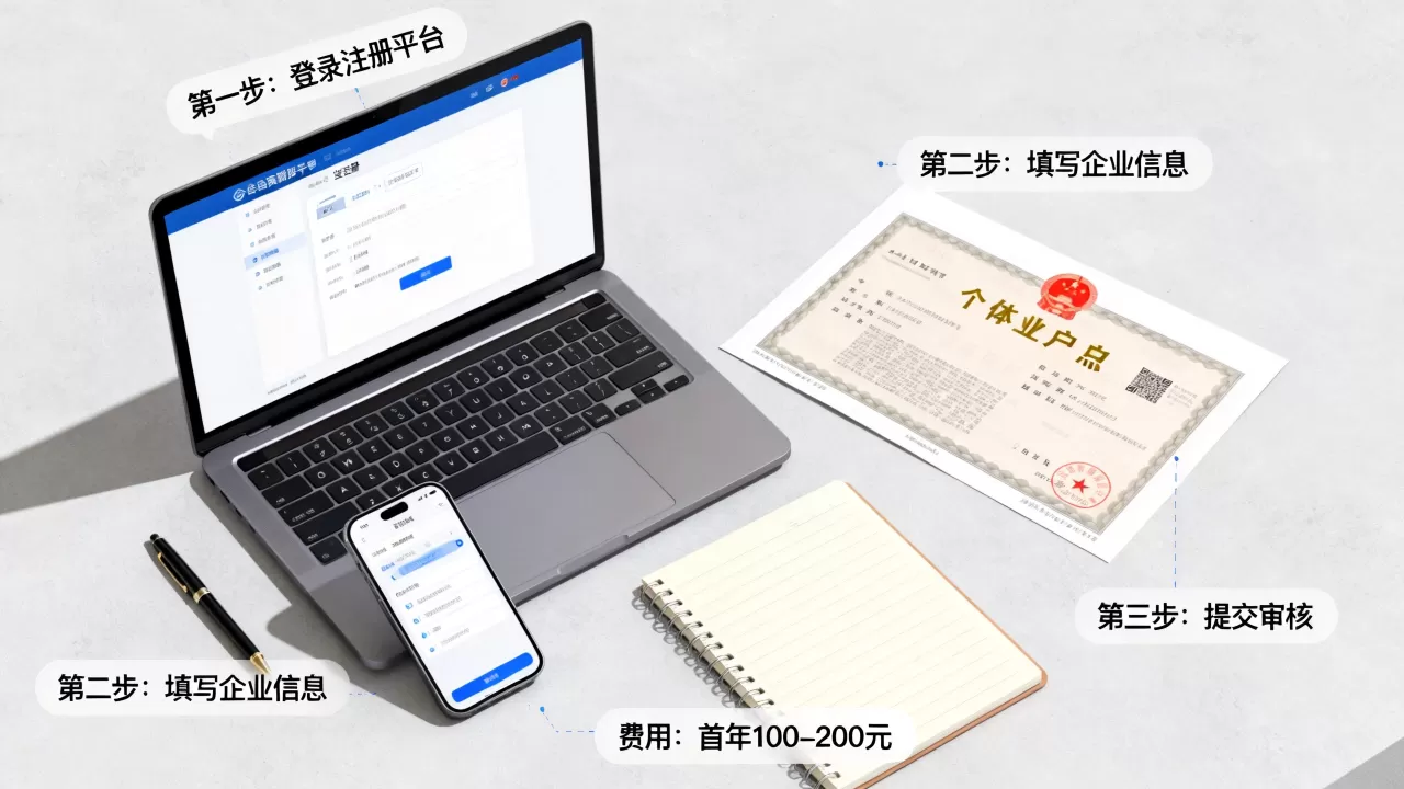 个体工商户域名怎么网上注册?个体户域名注册流程及费用 个体工商户域名怎么网上注册?个体户域名注册流程及费用