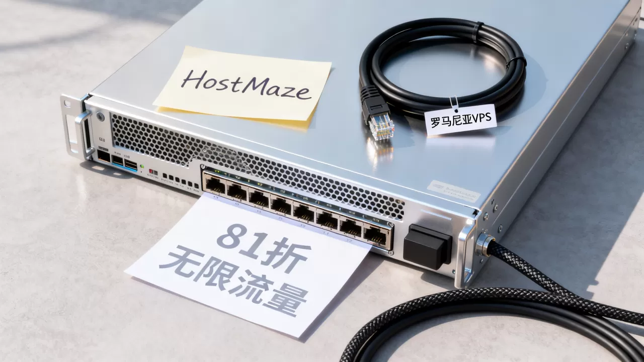 HostMaze罗马尼亚VPS81折真香吗?无限流量VPS推荐 HostMaze罗马尼亚VPS81折真香吗?无限流量VPS推荐