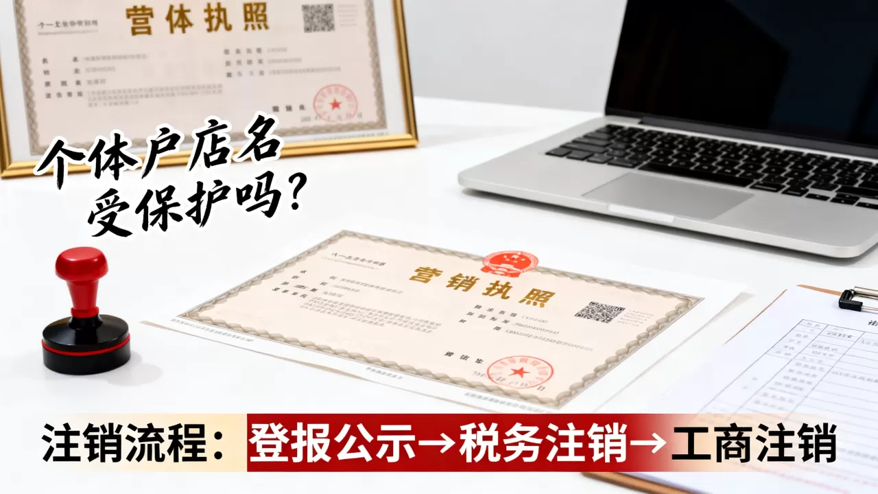 个体户注册的店名受保护吗,个体户营业执照注销流程 个体户注册的店名受保护吗,个体户营业执照注销流程