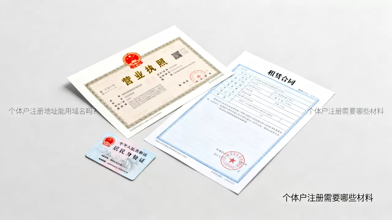个体户注册地址能用域名吗?个体户注册需要哪些材料 个体户注册地址能用域名吗?个体户注册需要哪些材料