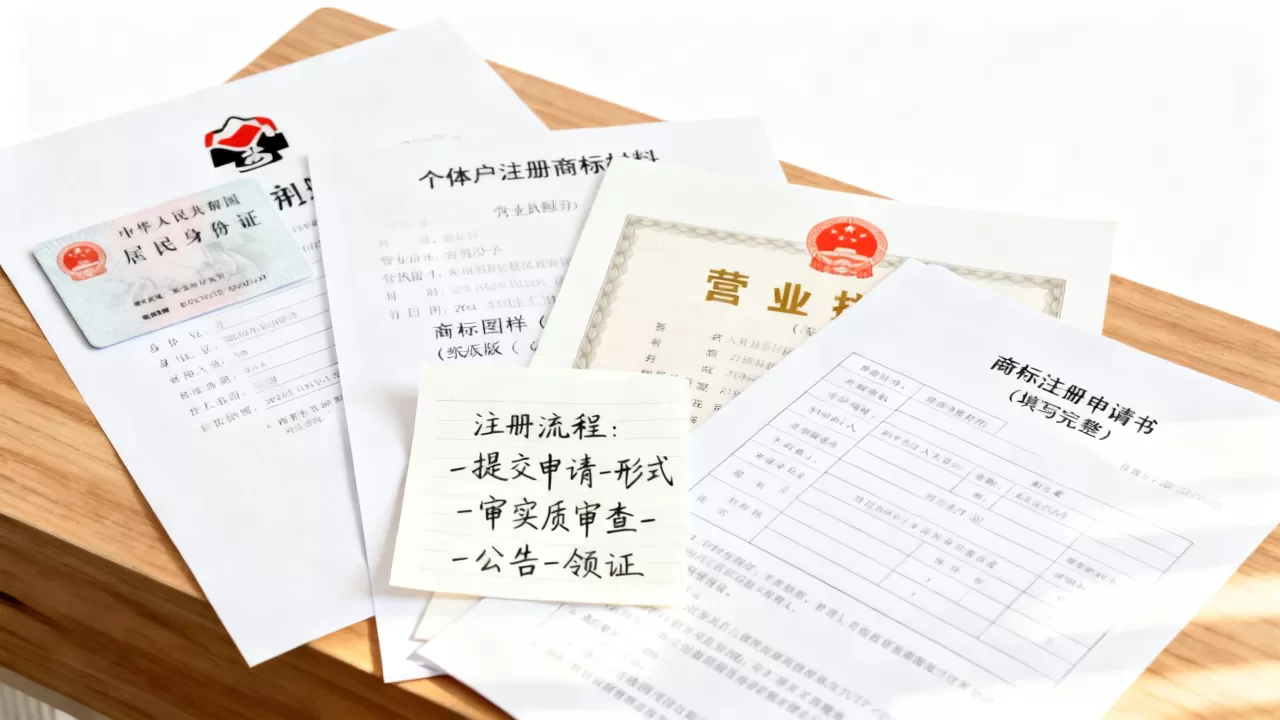 个体户如何注册商标?注册流程及所需材料详解 个体户如何注册商标?注册流程及所需材料详解