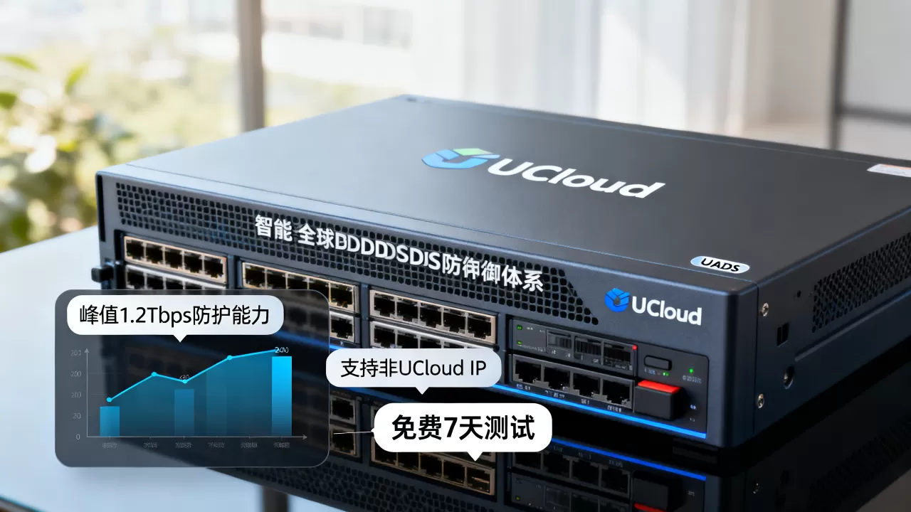 UCloud智能全球DDoS防御体系,内地高防UADS-峰值1.2Tbps防护能力,支持非UCloud IP,免费7天测试真的靠谱吗? UCloud智能全球DDoS防御体系,内地高防UADS-峰值1.2Tbps防护能力,支持非UCloud IP,免费7天测试真的靠谱吗?