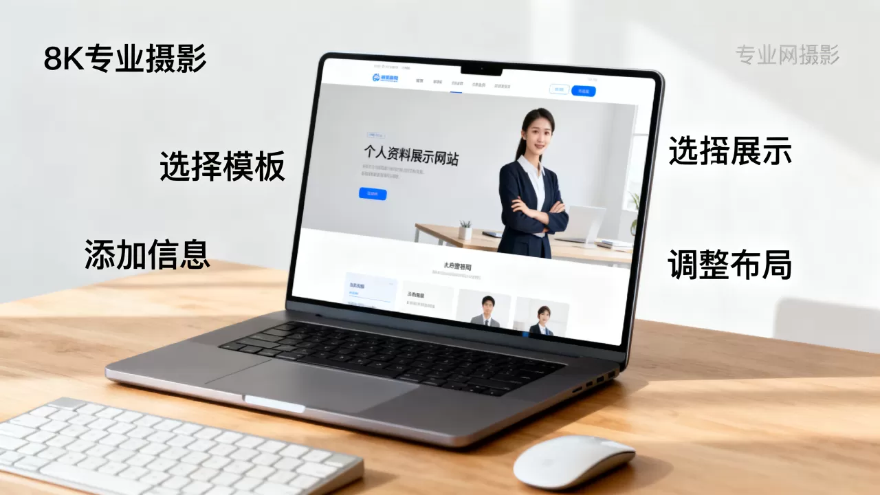 个人资料展示网站怎么做？个人主页搭建教程