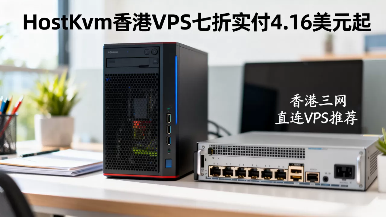 HostKvm香港VPS七折实付4.16美元起值得买吗，香港三网直连VPS推荐