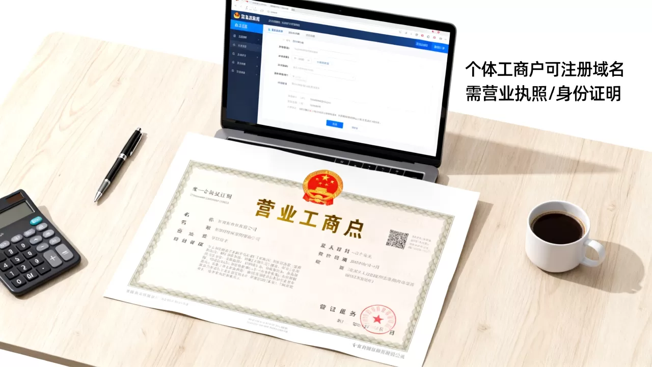 个体工商户能注册域名吗？个体户注册域名需要什么条件