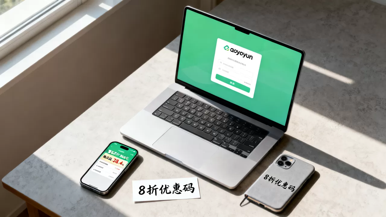 傲游主机8折优惠码怎么用？aoyoyun最低月付38.4元