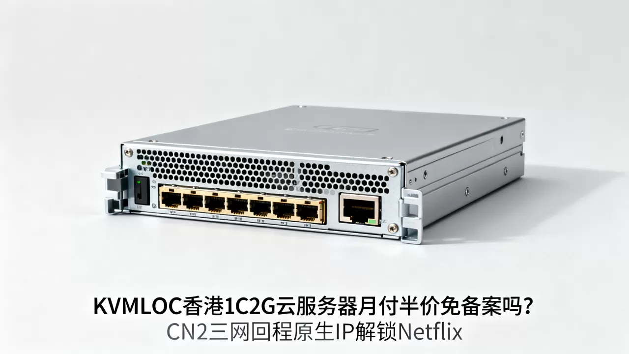 KVMLOC香港1C2G云服务器月付半价免备案吗?CN2三网回程原生IP解锁Netflix KVMLOC香港1C2G云服务器月付半价免备案吗?CN2三网回程原生IP解锁Netflix