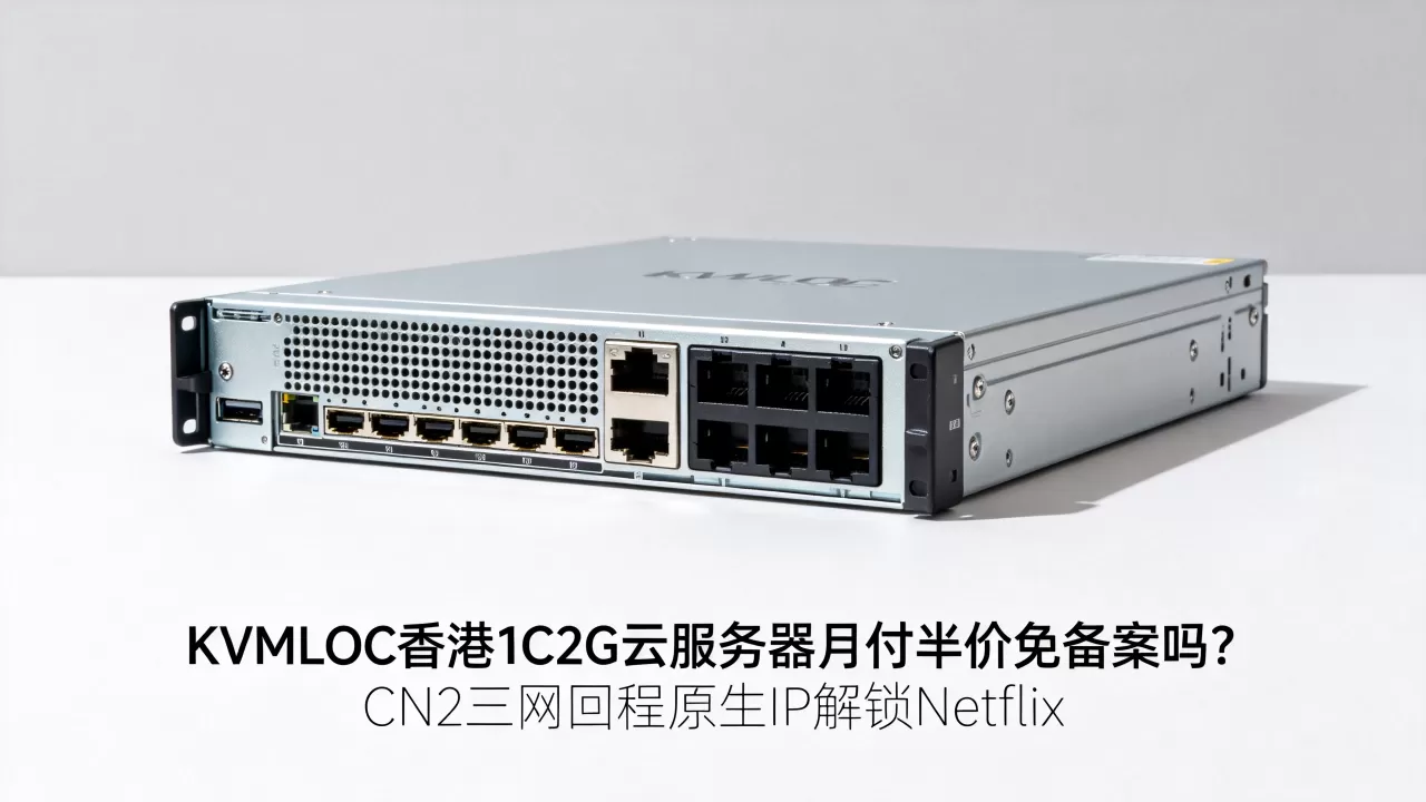 KVMLOC香港1C2G云服务器月付半价免备案吗?CN2三网回程原生IP解锁Netflix KVMLOC香港1C2G云服务器月付半价免备案吗?CN2三网回程原生IP解锁Netflix