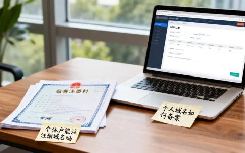个体户能注册域名吗，个人域名如何备案