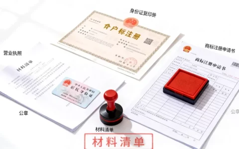 个体户注册品牌要啥材料？个体户商标注册流程及费用