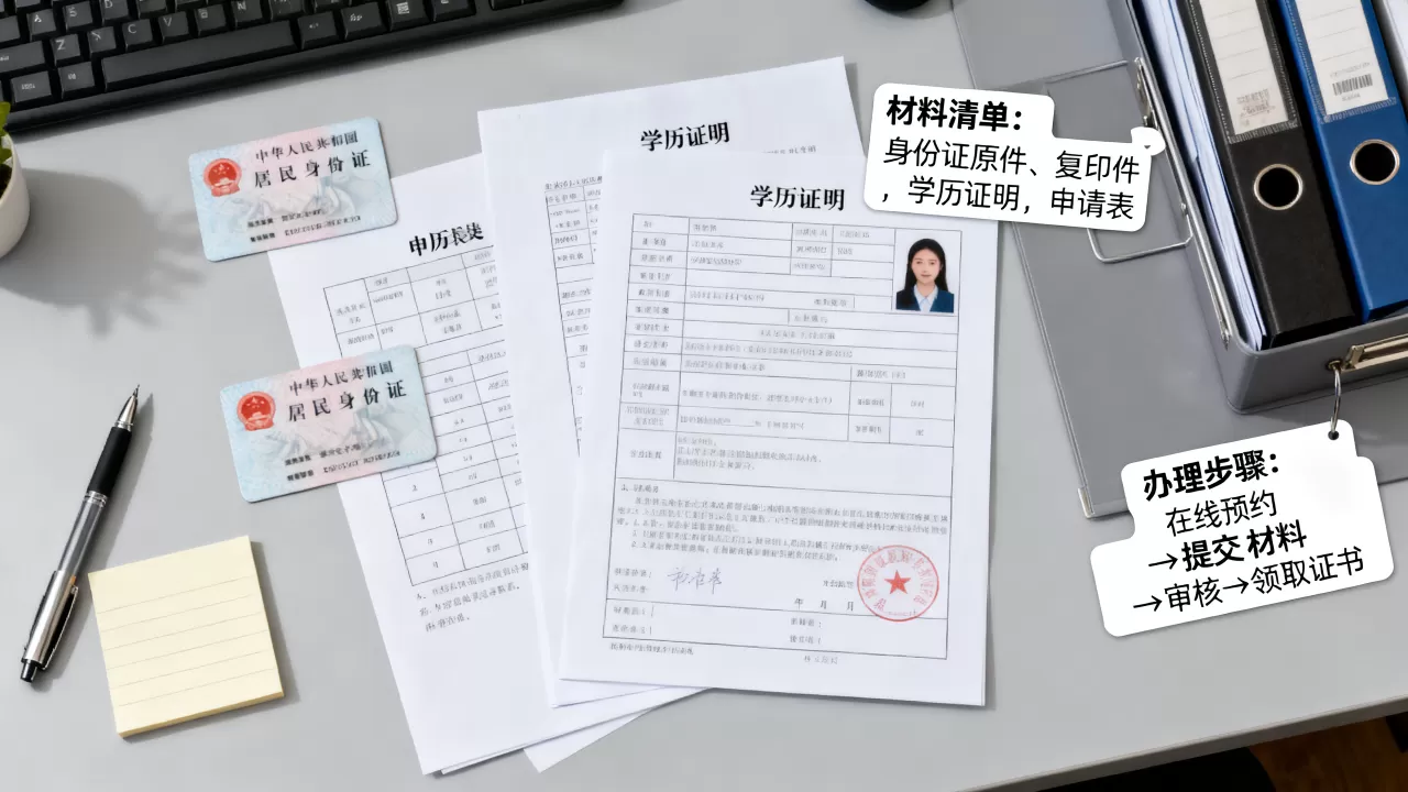 个人证书怎么办理？个人证书办理需要哪些材料