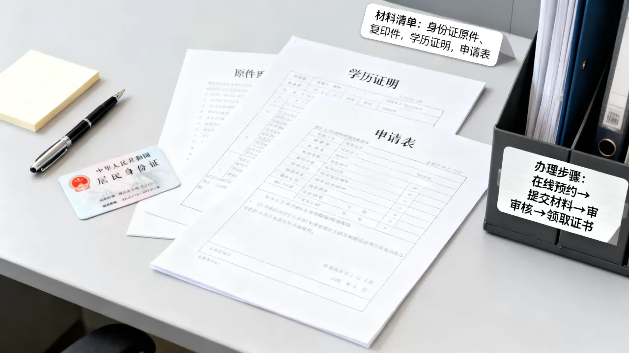 个人证书怎么办理？个人证书办理需要哪些材料