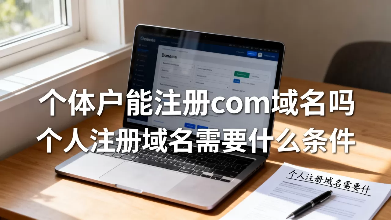个体户能注册com域名吗,个人注册域名需要什么条件 个体户能注册com域名吗,个人注册域名需要什么条件