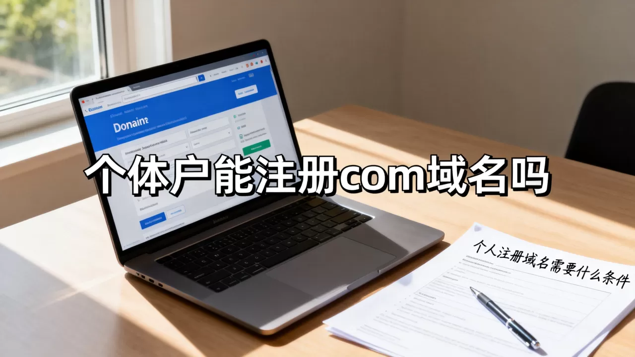 个体户能注册com域名吗,个人注册域名需要什么条件 个体户能注册com域名吗,个人注册域名需要什么条件