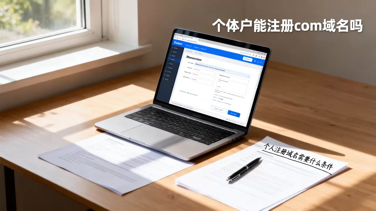 个体户能注册com域名吗,个人注册域名需要什么条件 个体户能注册com域名吗,个人注册域名需要什么条件