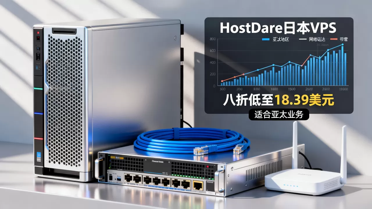 HostDare日本VPS八折低至18.39美元适合亚太业务吗 HostDare日本VPS八折低至18.39美元适合亚太业务吗