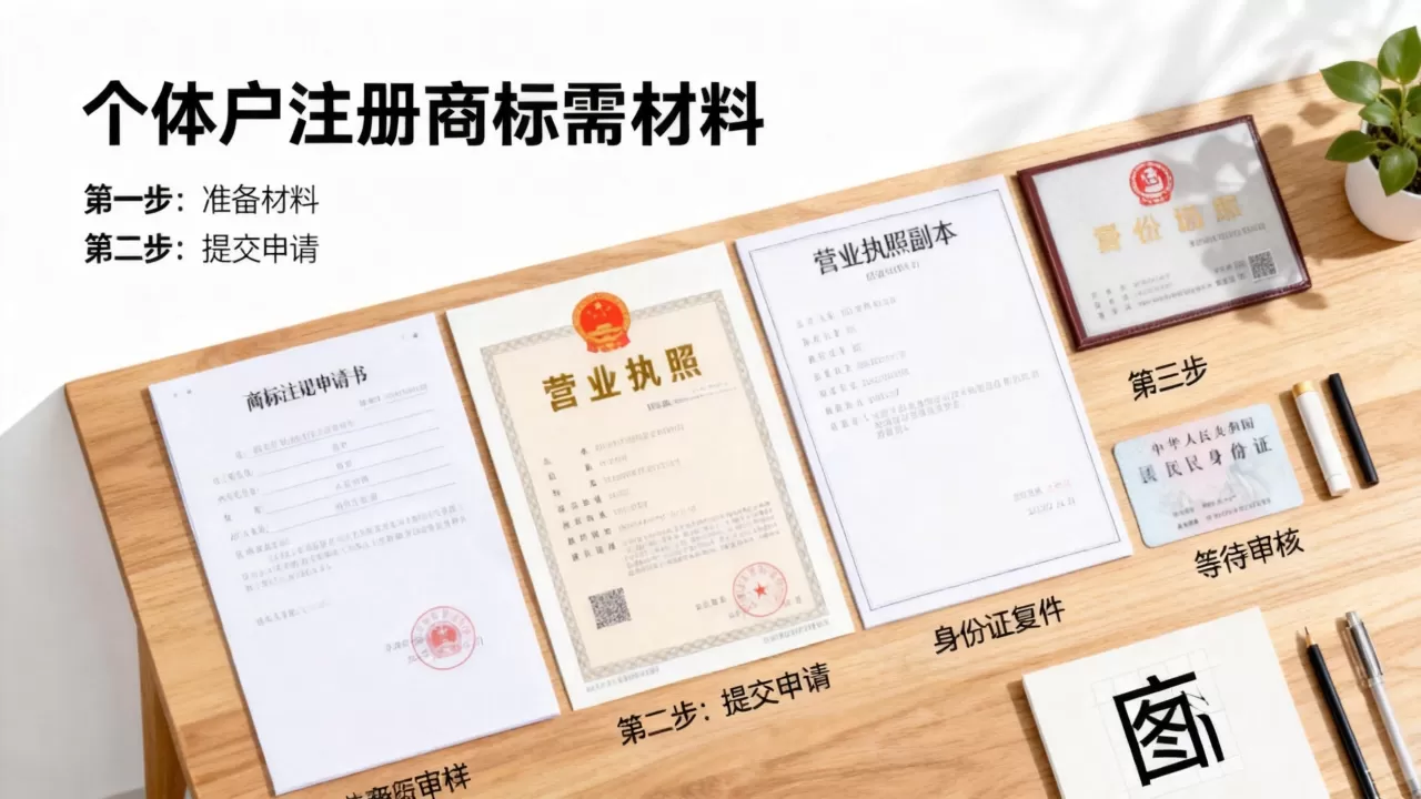 个体户如何注册商标?注册流程及所需材料详解 个体户如何注册商标?注册流程及所需材料详解