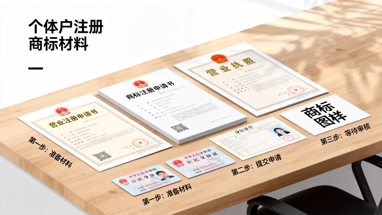 个体户如何注册商标?注册流程及所需材料详解 个体户如何注册商标?注册流程及所需材料详解