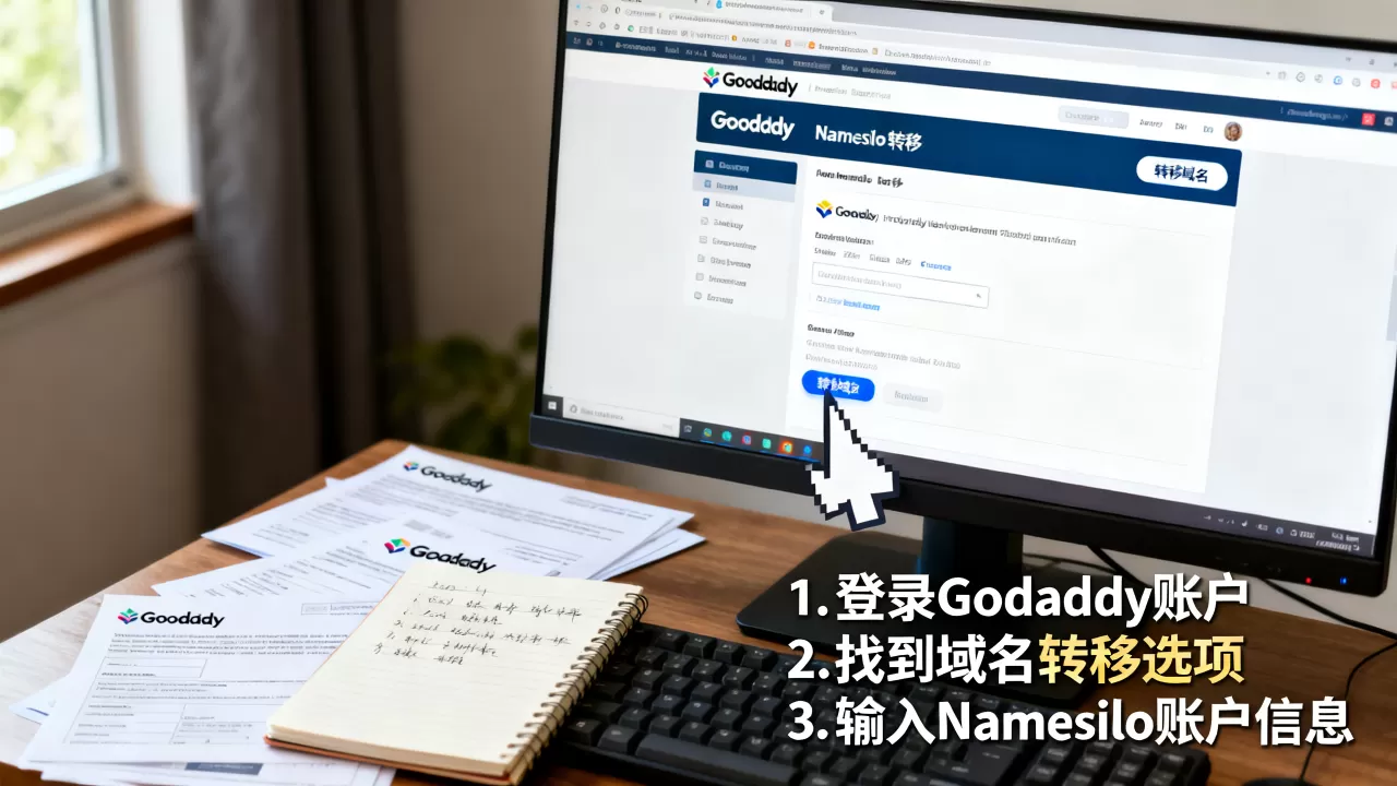 Godaddy域名续费太贵？域名转移迁出到Namesilo详细图文教程