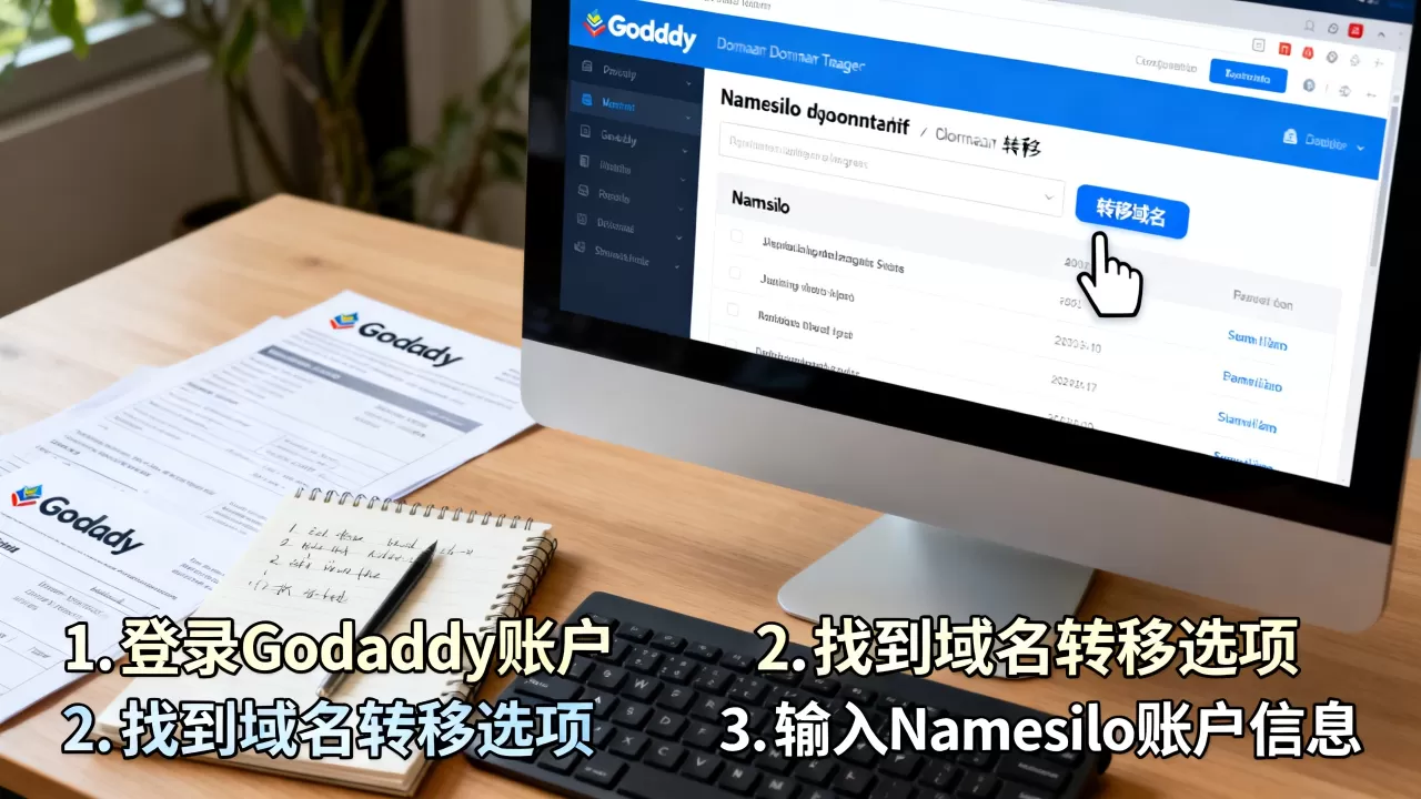 Godaddy域名续费太贵？域名转移迁出到Namesilo详细图文教程